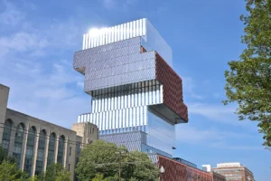 A modern university building housing a centre for computing and data sciences.